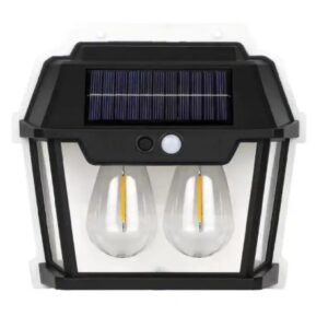 Dual Solar-Powered Lamp