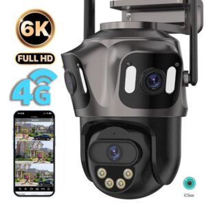 Dual PTZ SIM Card Security Camera